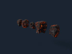 asteroids pack 3D Model