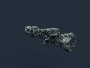 asteroids pack 3D Model