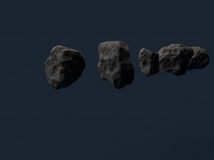 asteroids pack 3D Model