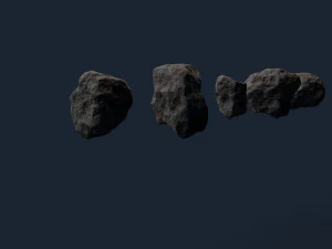 asteroids pack 3D Model