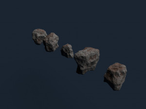 asteroids pack 3D Model