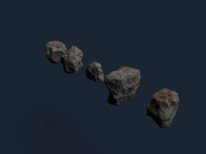 asteroids pack 3D Model