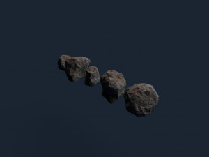 asteroids pack 3D Model