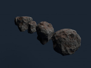 asteroids pack 3D Model