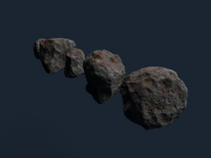 asteroids pack 3D Model