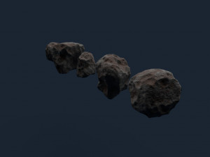asteroids pack 3D Model