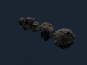 asteroids pack 3D Model
