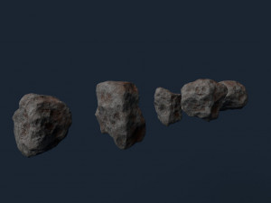 asteroids pack 3D Model