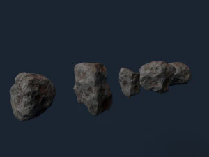 asteroids pack 3D Model