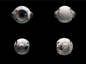 sci-fi battle drone 3Dモデル