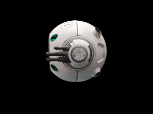 sci-fi battle drone 3Dモデル