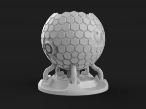 sci-fi pot 3D Print Model