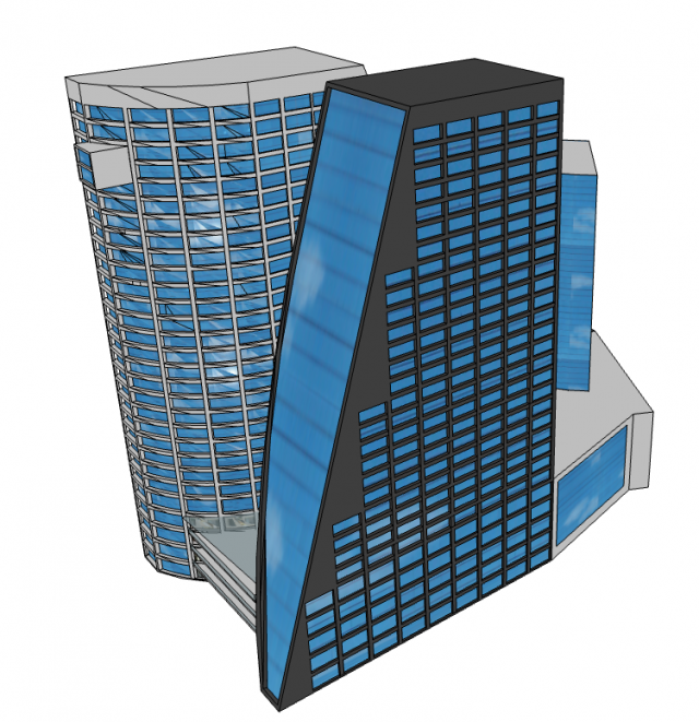 edificio001 3D 모델 .c4d .max .obj .3ds .fbx .stl .blend 