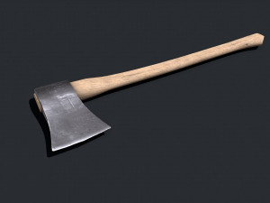 Lumberjack Axe Low-poly 3D Модель