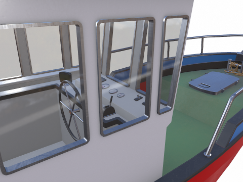 Small Boat Low-poly PBR Low-poly Modèle 3D