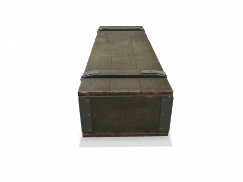 Weapon Crate Low-poly PBR Modèle 3D