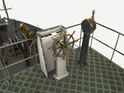 Fishing Boat PBR Modelo 3D
