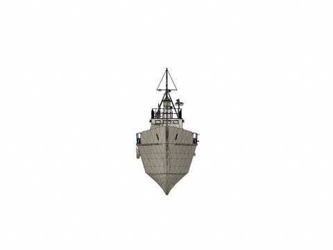Fishing Boat PBR Modelo 3D