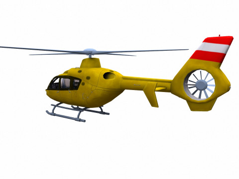H145 Light Twin Airbus Low-Poly 3D Модель