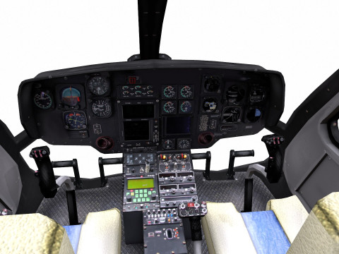 H145 Light Twin Airbus Low-Poly 3D Модель