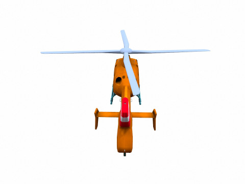H145 Light Twin Airbus Low-Poly 3D Модель