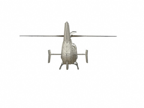 H145 Light Twin Airbus Low-Poly 3D Модель