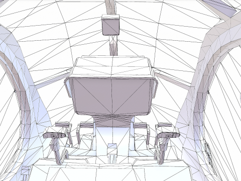 Low-poly Helicopter Modello 3D
