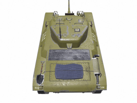 M22 Locust American Light Tank 3D 모델