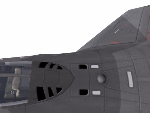 Sukhoi Su-57 Low-Poly 3D Model