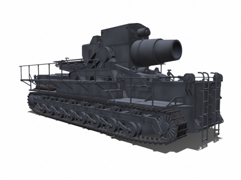 Karl-Gerat Self-Propelled Siege Mortar 3D मॉडल