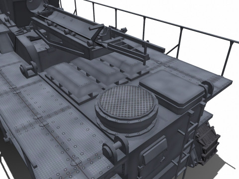 Karl-Gerat Self-Propelled Siege Mortar 3D मॉडल