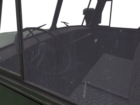 BM-21 Grad Self-Propelled Multiple Rocket Launcher 3D Model
