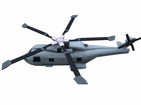 AgustaWestland AW101 3D Model