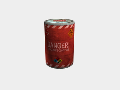 Explosive Barrel 3D Модель