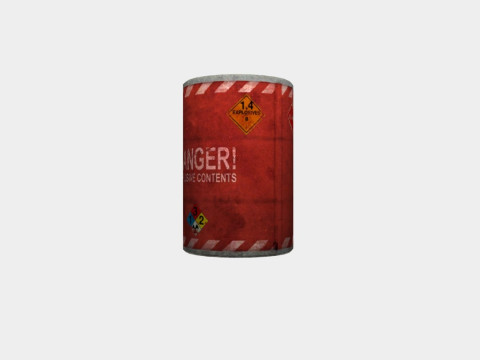 Explosive Barrel 3D Модель