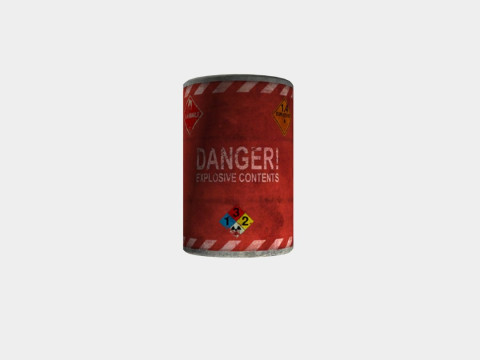 Explosive Barrel 3D Модель