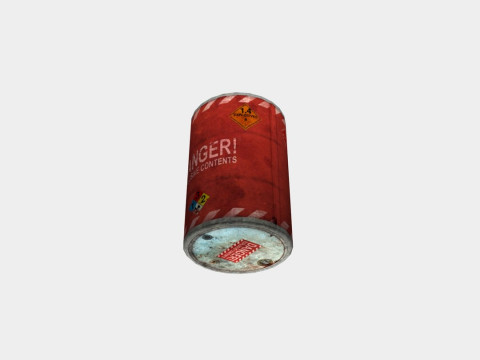 Explosive Barrel 3D Модель