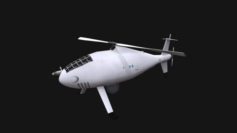 Camcopter S 100 Model 3D .c4d .max .obj .3ds .fbx .stl .blend 