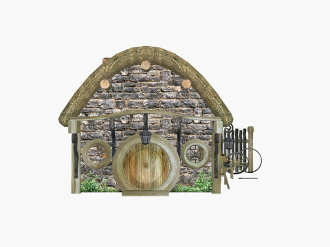 Medieval Blacksmith Low-poly 3D 模型