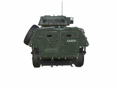 LAV 25 Light Armored Vehicle Low-poly PBR 3D मॉडल