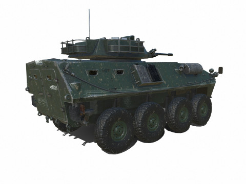 LAV 25 Light Armored Vehicle Low-poly PBR 3D मॉडल