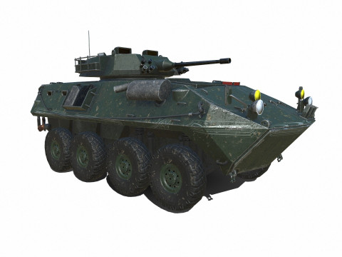 LAV 25 Light Armored Vehicle Low-poly PBR 3D मॉडल