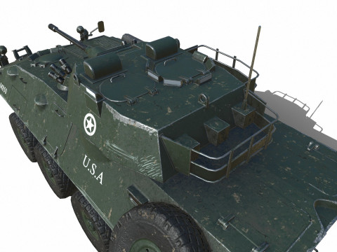 LAV 25 Light Armored Vehicle Low-poly PBR 3D मॉडल