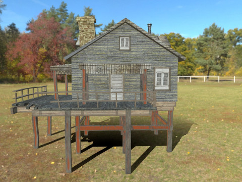Cliff House Modelo 3D