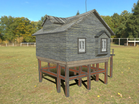 Cliff House Modelo 3D