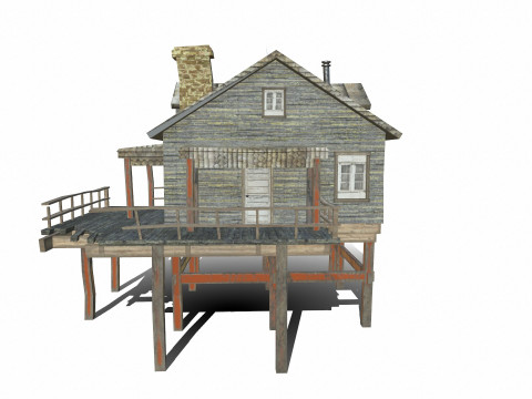 Cliff House Modelo 3D