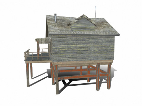 Cliff House Modelo 3D