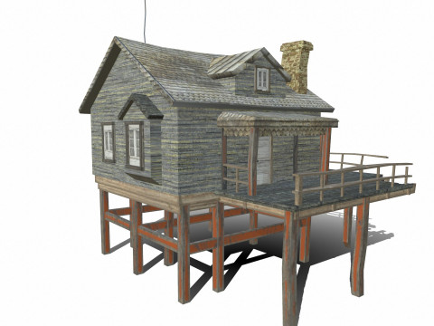 Cliff House Modelo 3D