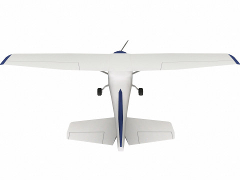 Low-poly Airplane Modelo 3D