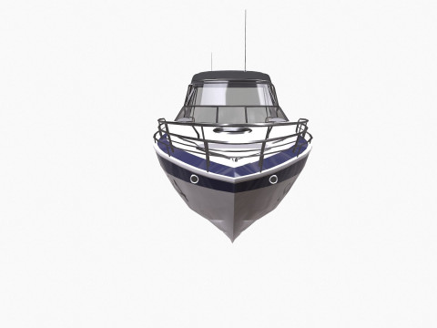 Speedboat Low-poly PBR 3Dモデル